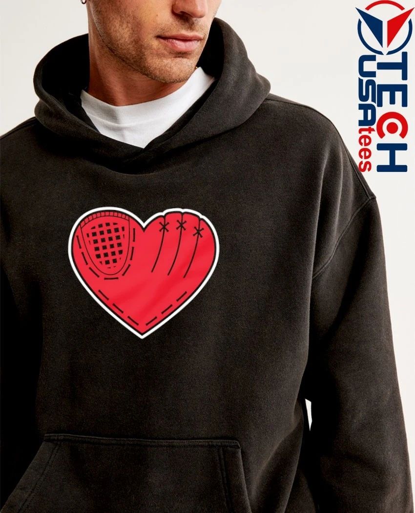 Glove Baseball heart shirt