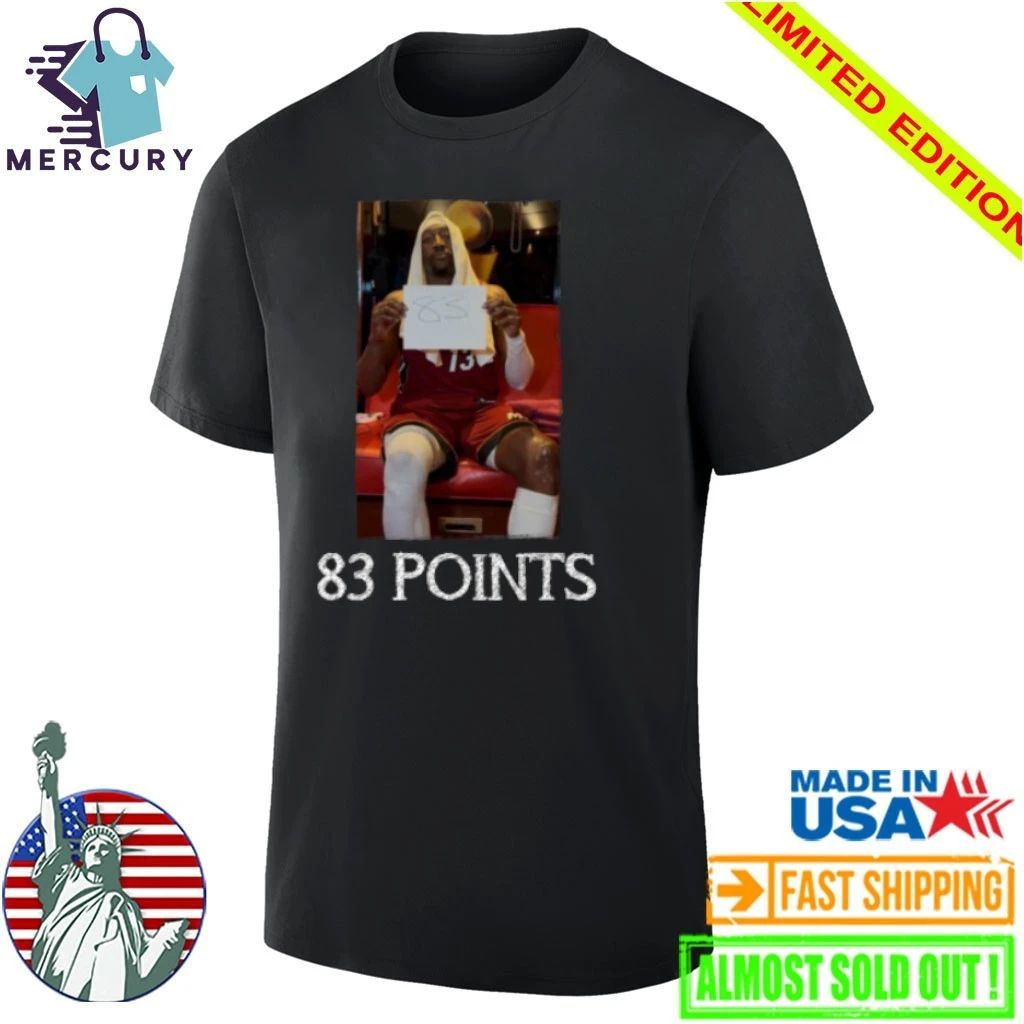 He’s On Fire Bam Adebayo 83 Points Game Shirt