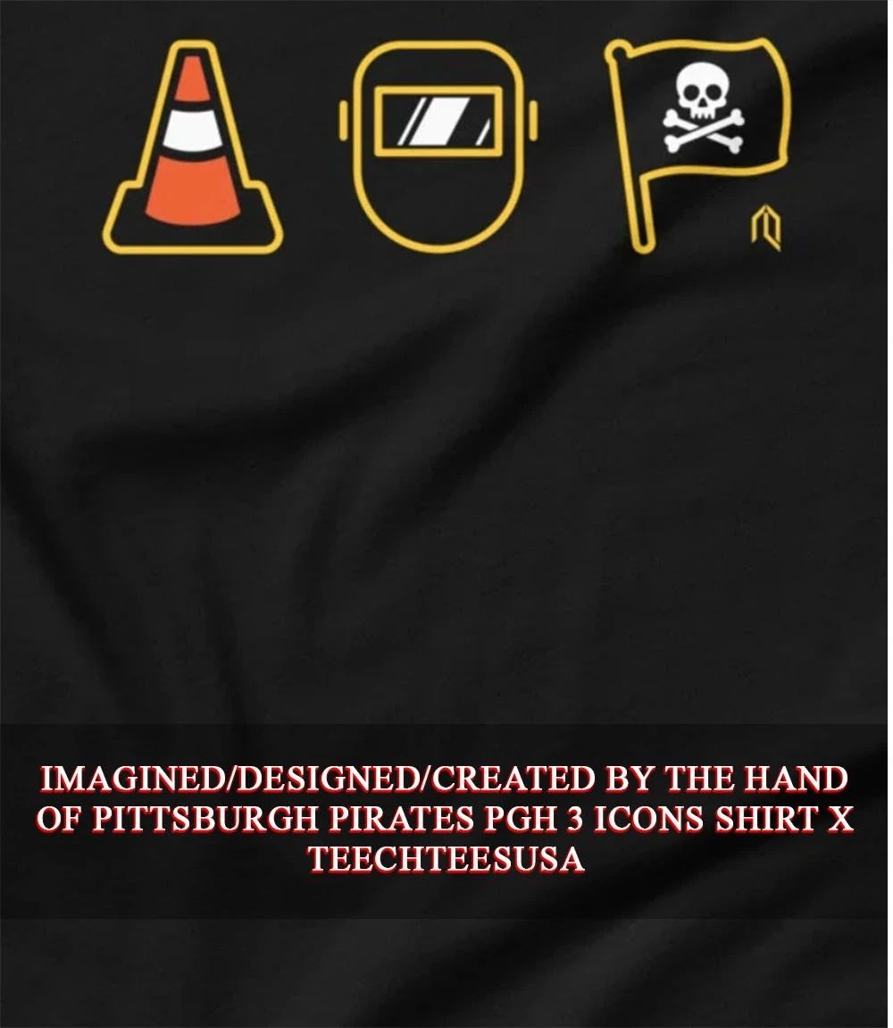 Pittsburgh Pirates PGH 3 icons shirt