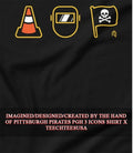 Pittsburgh Pirates PGH 3 icons shirt