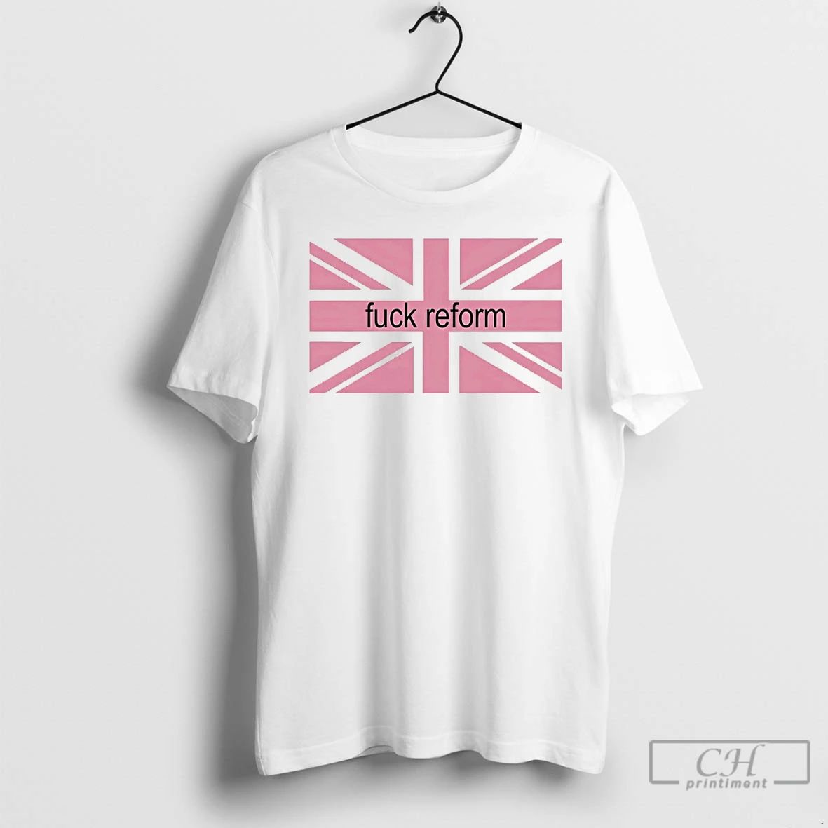 Premium Fuck Reform Union Jack Pink Flag