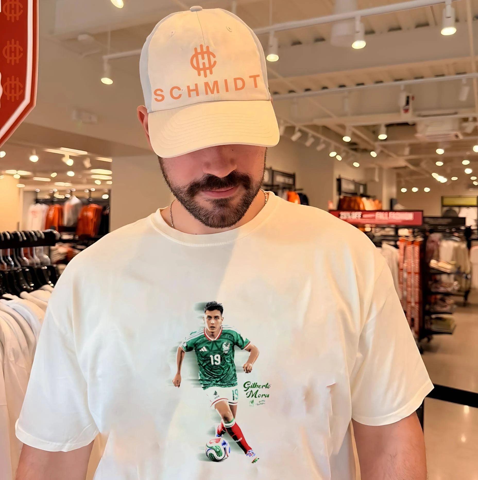 Gilberto Mora Mexico National Team Soccer graphic shirt