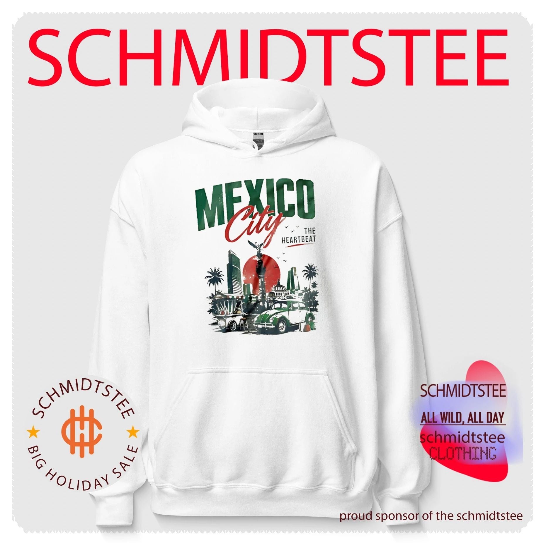 Mexico City the heartbeat city landscape shirt