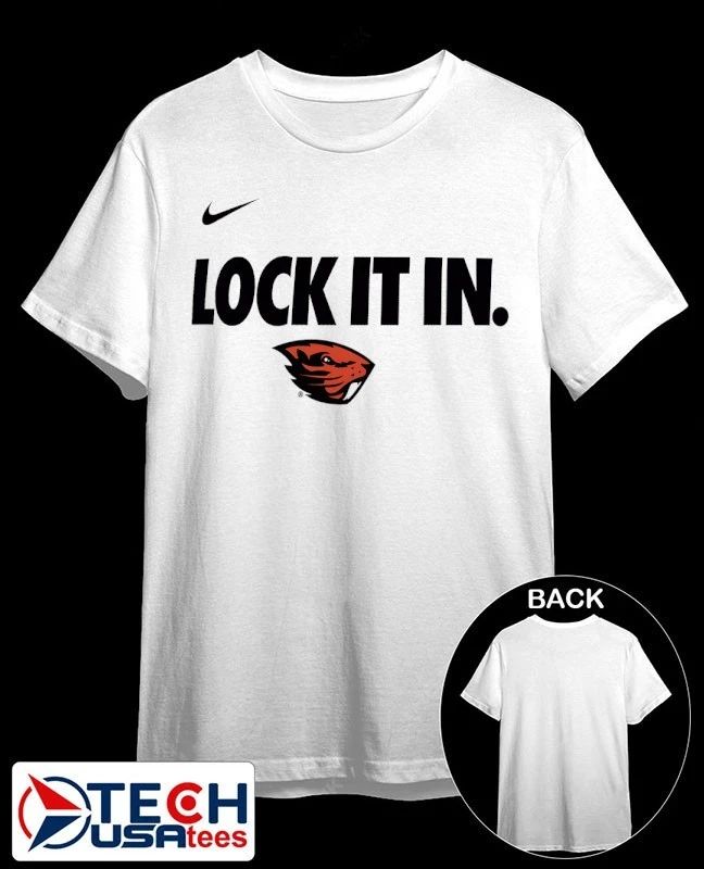 Lock it in Oregon State Beavers 2026 On-Court Bench shirt
