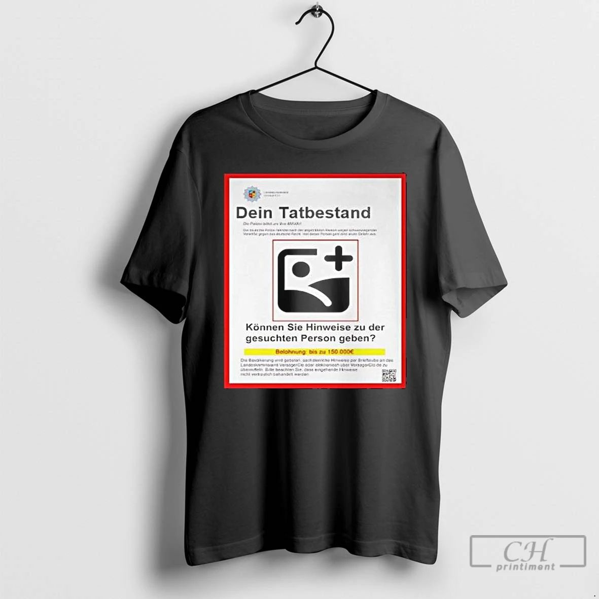 Premium Dein Personalisiertes Gesucht Graphic