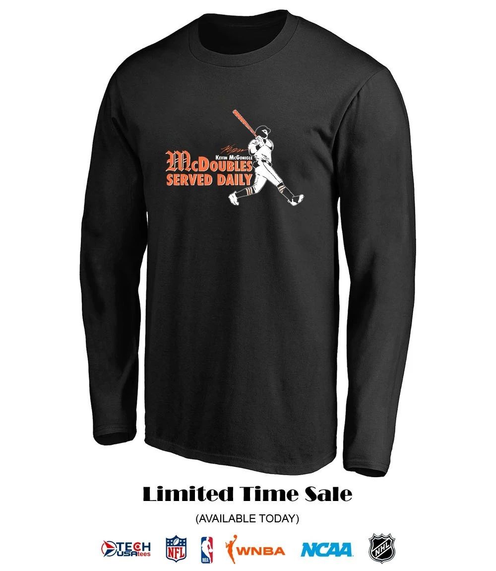 McDoubles Served Daily Kevin McGonigle Detroit Tigers Baseball signature shirt