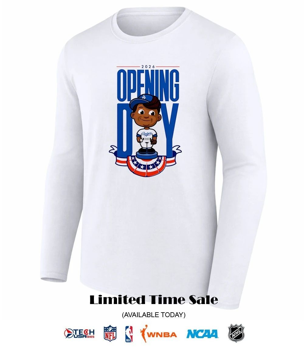 2026 Opening Day Los Angeles Dodgers bobblehead shirt
