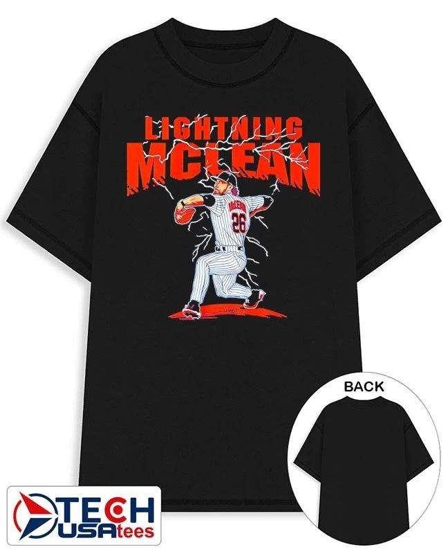 Lightning Nolan McLean New York Mets Baseball shirt