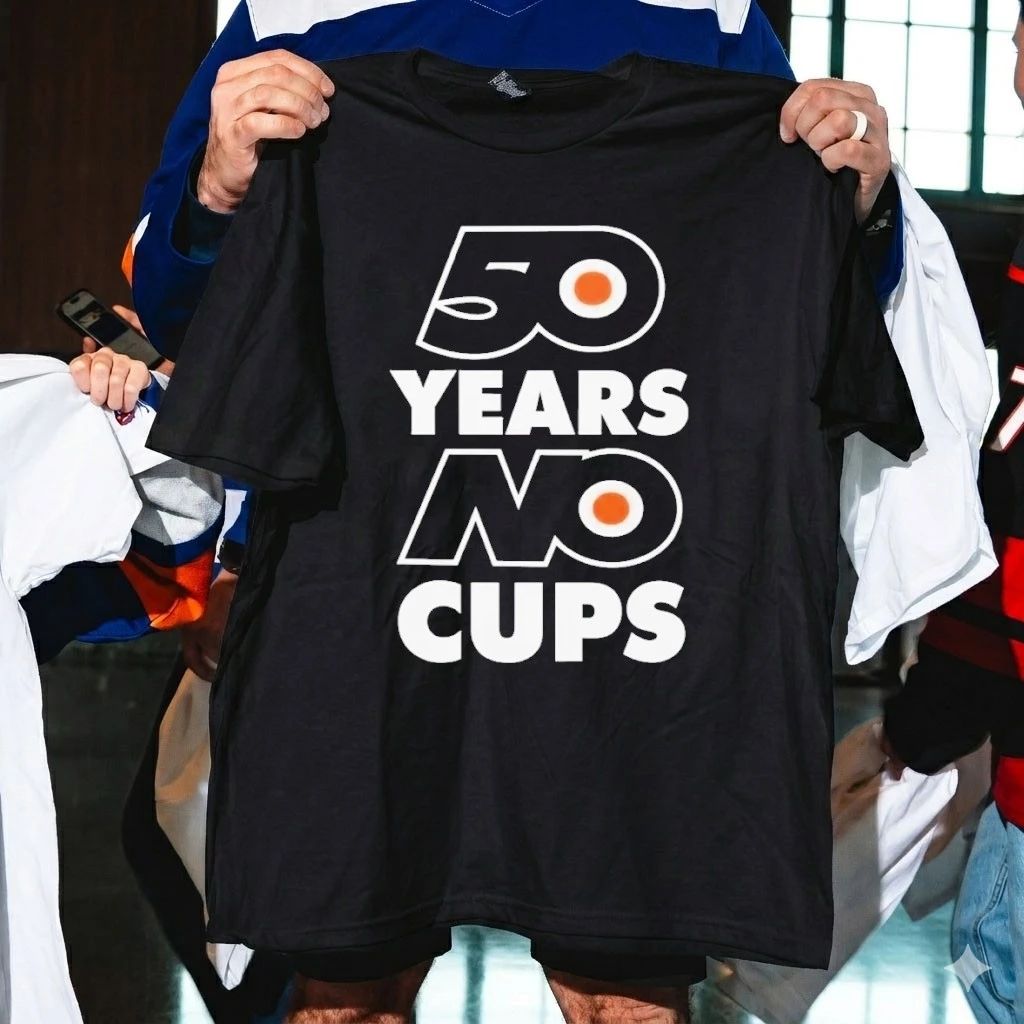 Erik Karlsson Flyers 50 Years No Cups Shirt