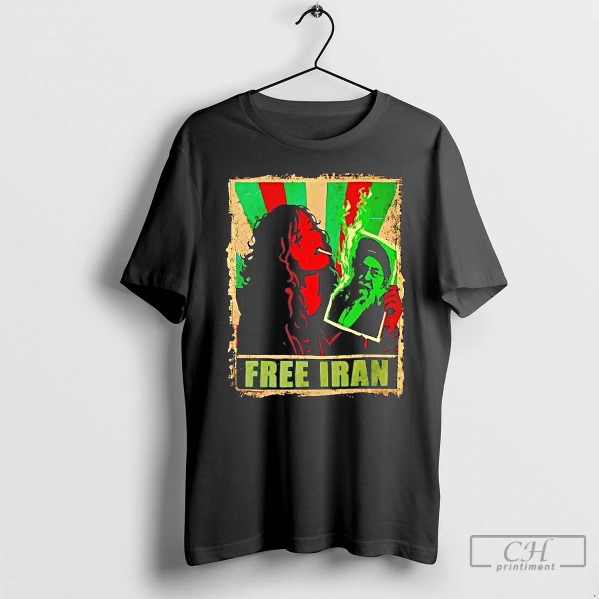 Classic Aida Rostami Smoke By Iran Khamenei Free Iran Tee