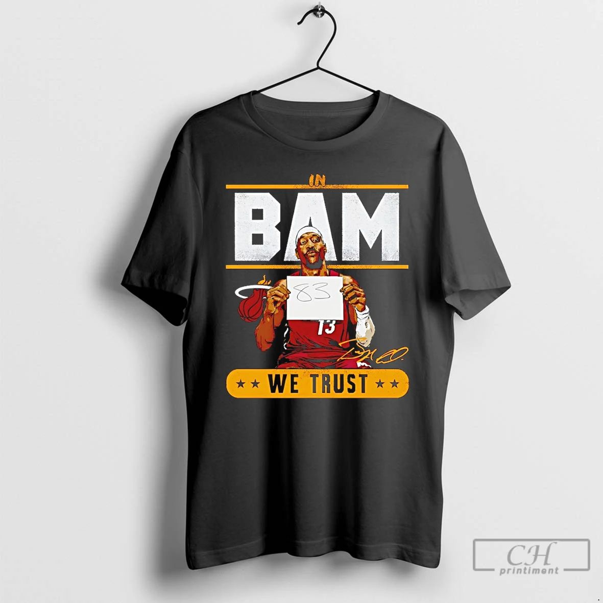 Classic Bam Adebayo Miami Heat Basketball Trust 83 Points We Trust Signature T Shirts Sweater