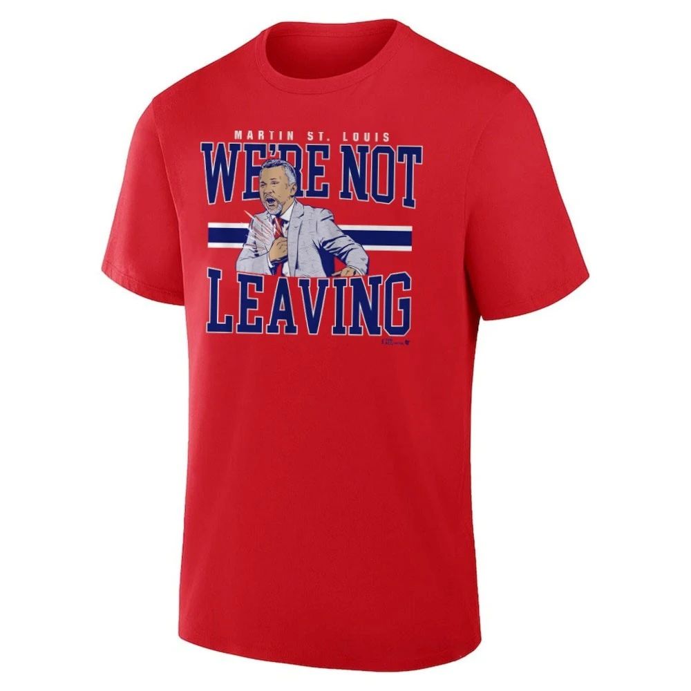 Martin St. Louis We’re Not Leaving Shirt