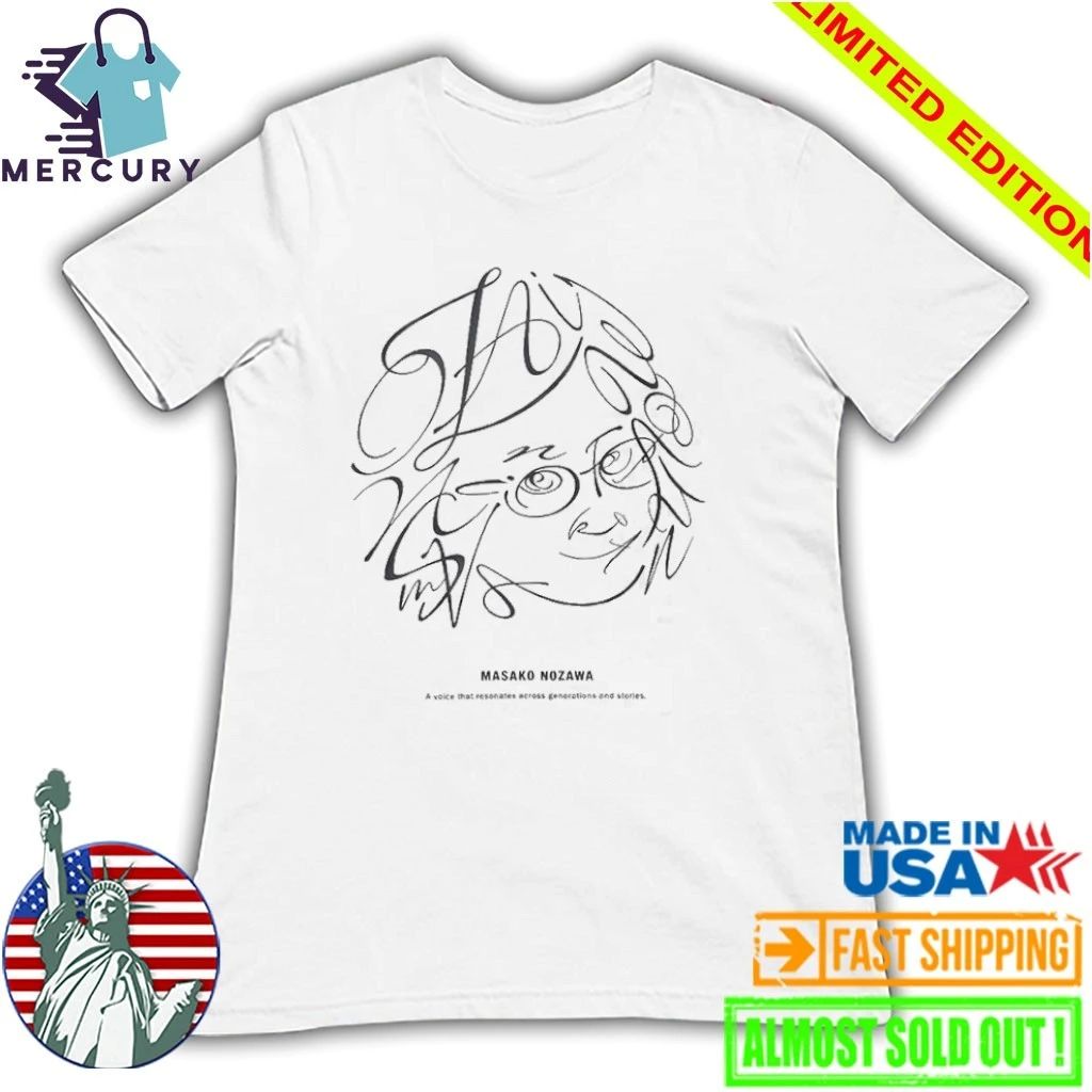 Masako Nozawa A voice that resonates across generations and stories shirt