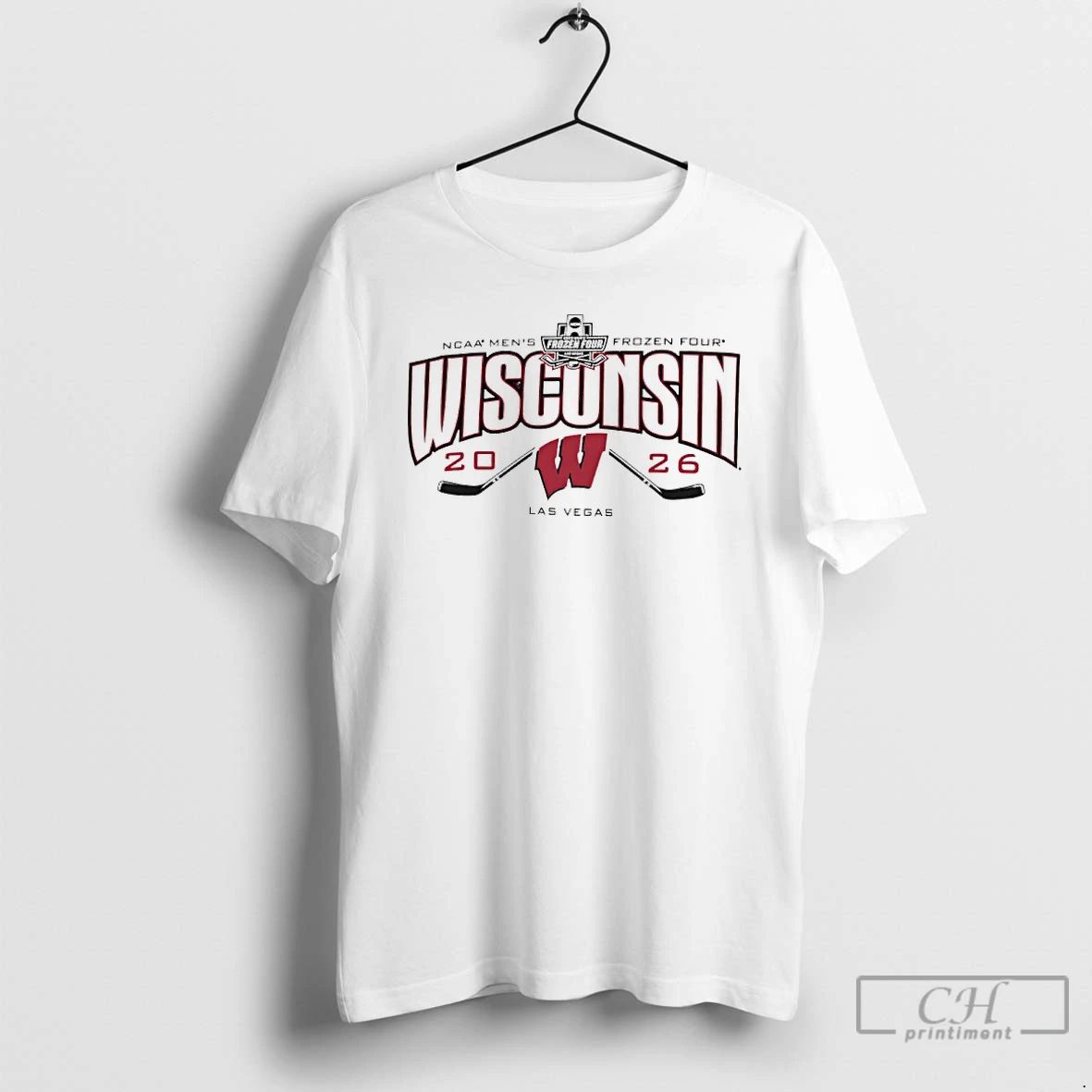 Premium Wisconsin Badgers 2026 Ncaa Mens Frozen Four Las Vegas