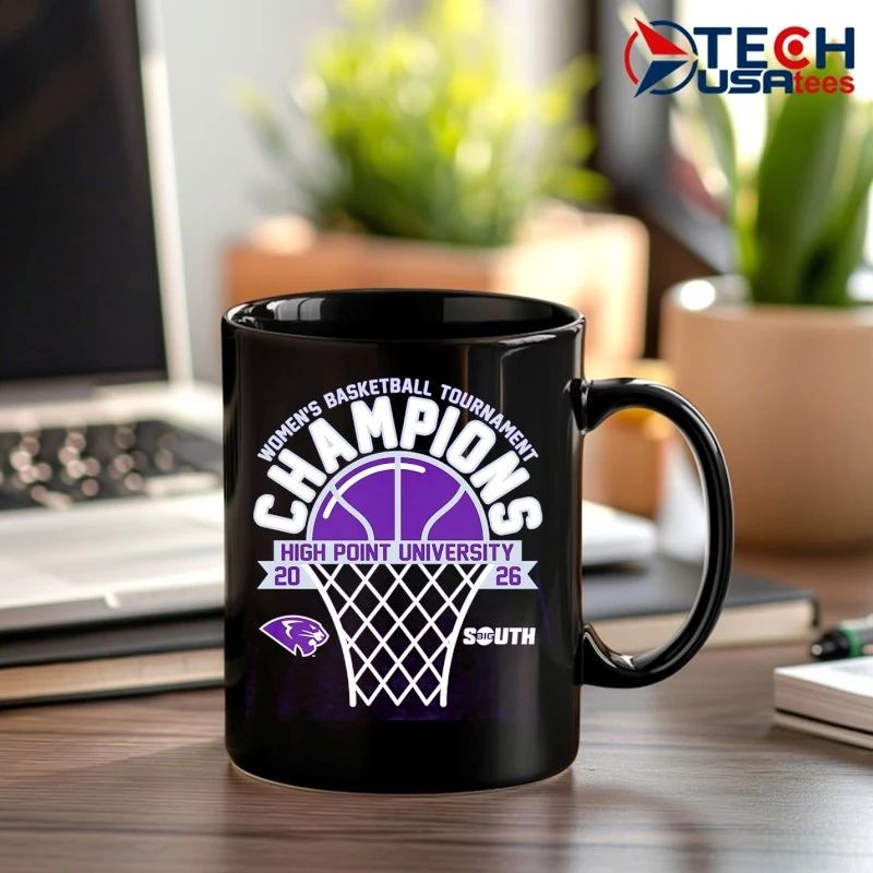 High Point Panthers 2026 Big South Women’s Basketball Tournament Champions shirt
