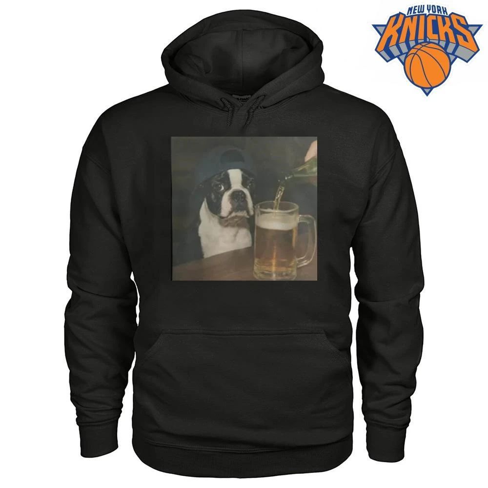 Dylan Crews Boston Terrier Drinking Beer Shirt