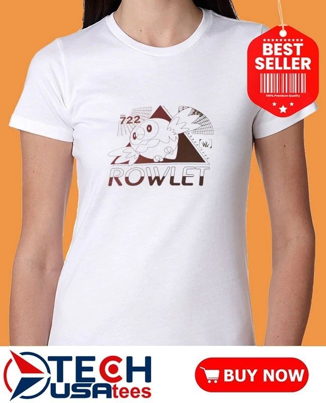 Rowlet grass type no. 722 shirt