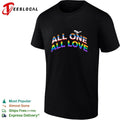 All One All Love pride lgbtq equality T-shirt
