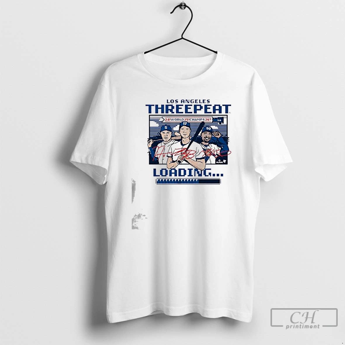 Premium Los Angeles Baseball Threepeat Loading