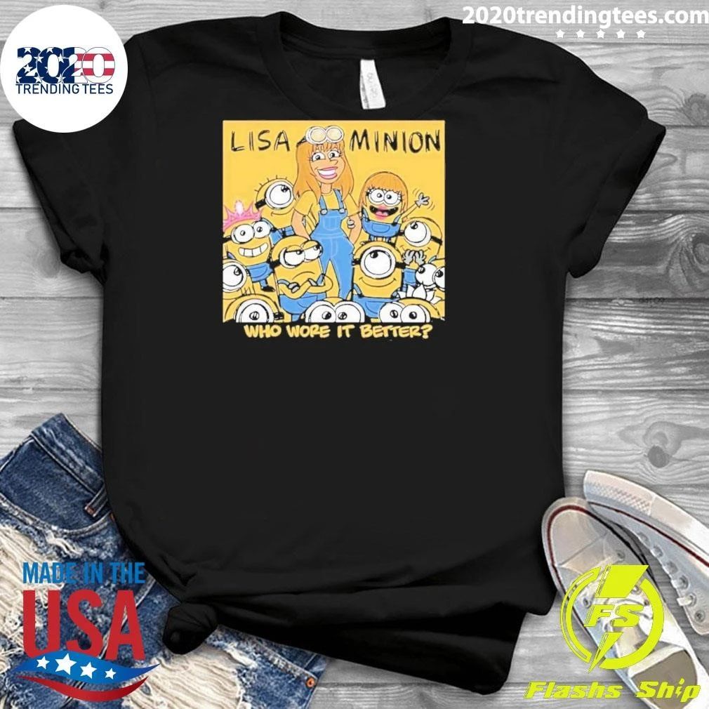 Lisa x Minions Who Wore It Better Ba-ba-ba-bananas For Lalalalisa Vintage Shirt