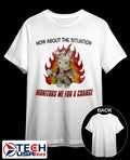 Rabbit how about the situation monitors me for a change shirt