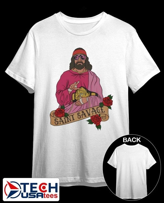 Saint Savage roses shirt