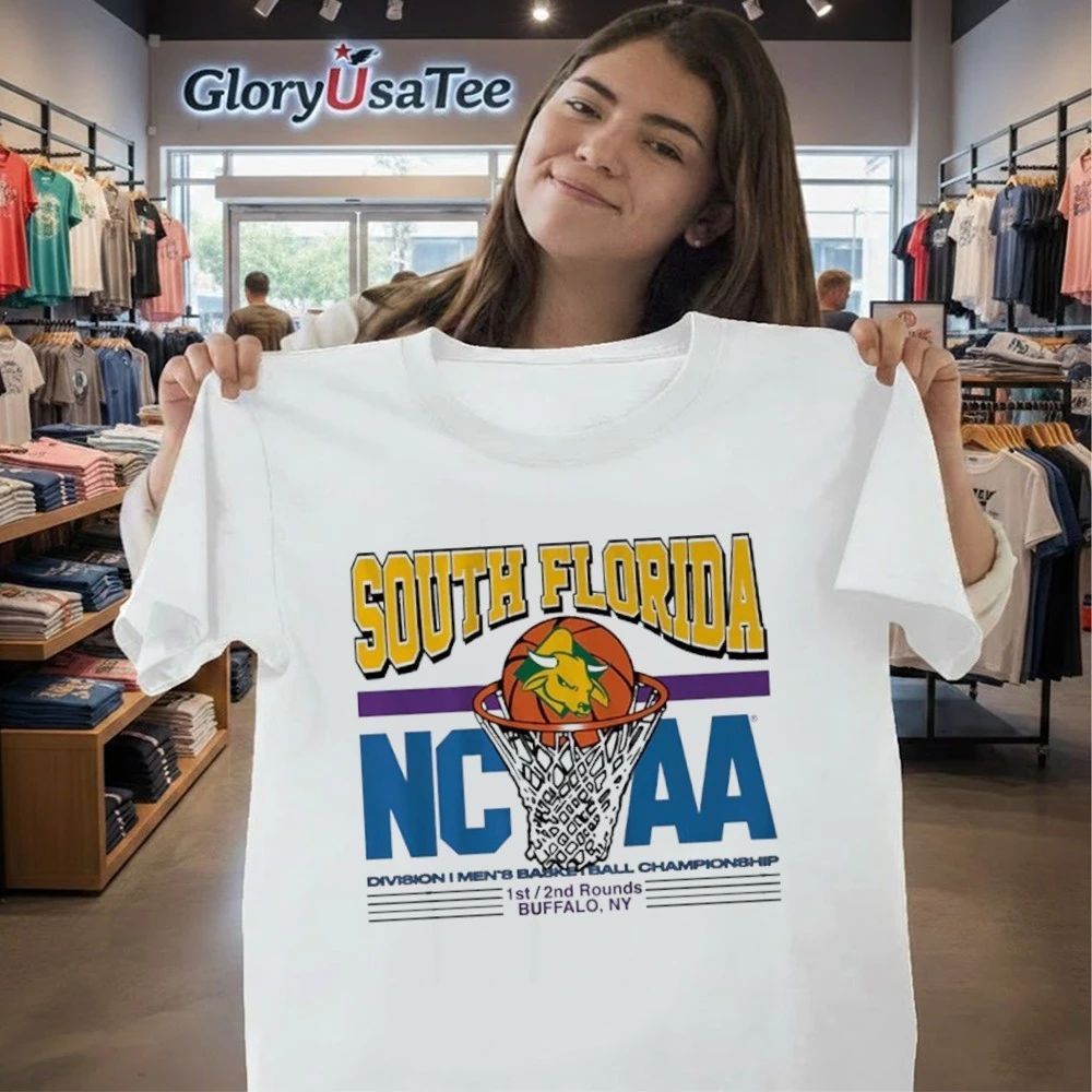 South Florida Bulls MBB 2026 NCAA Tournament Retro Vibes Division I Men’s Basketball Championship Shirt