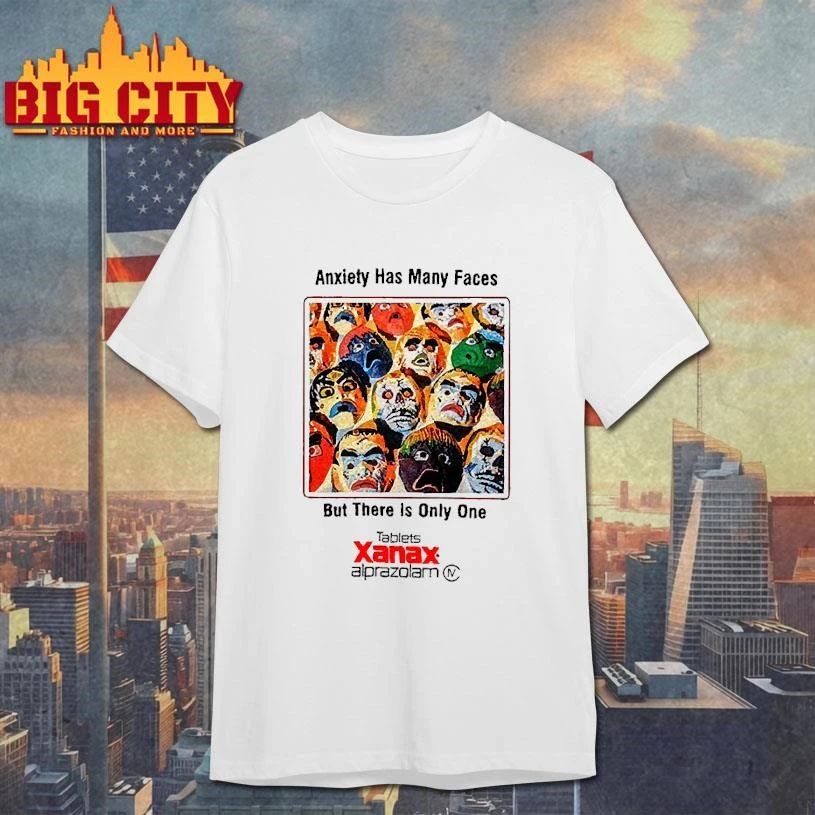 H.S In London Anxiety Has Many Faces Xanax Shirt