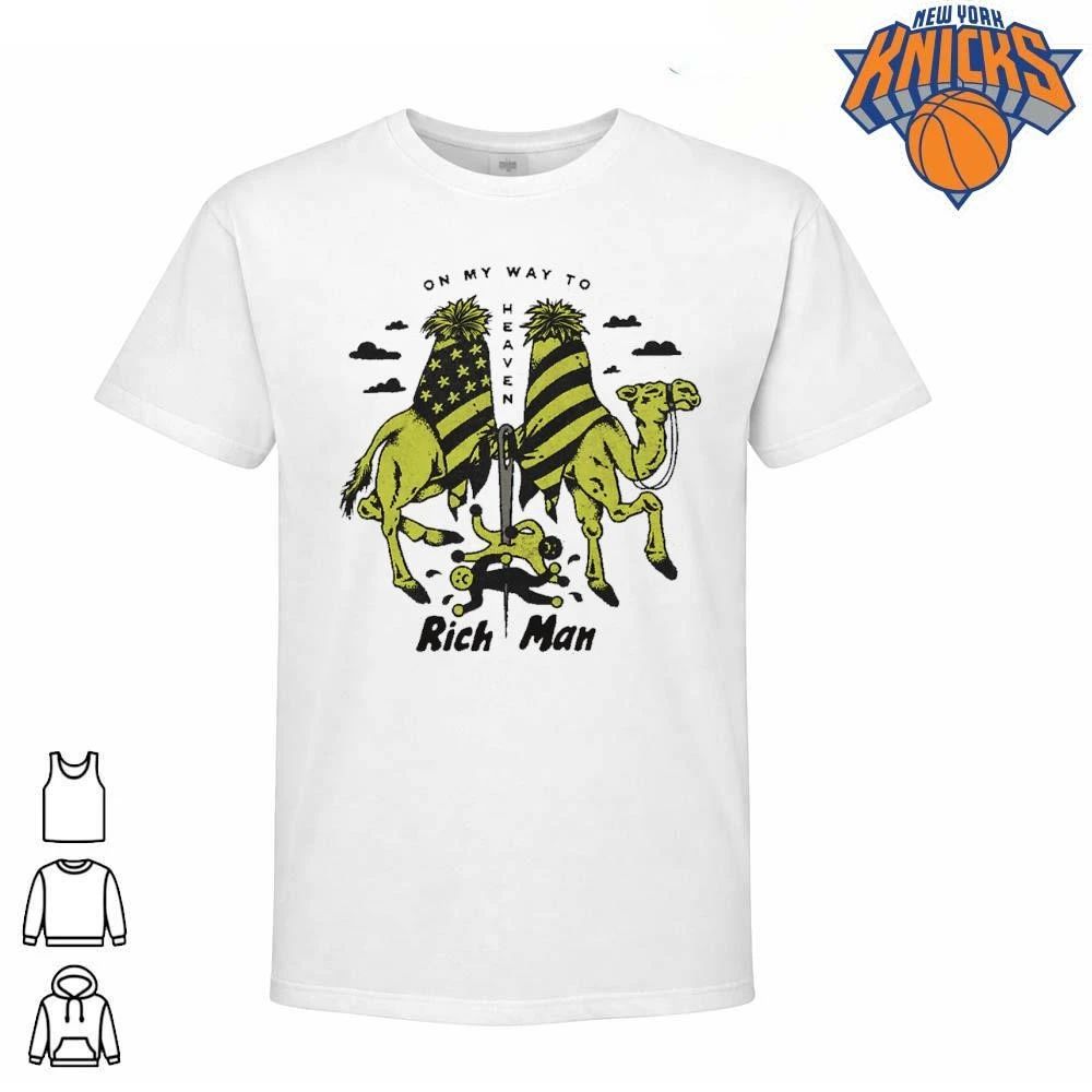 On My Way To Heaven Camel Needle Eye Rich Man Vintage Aesthetic Shirt