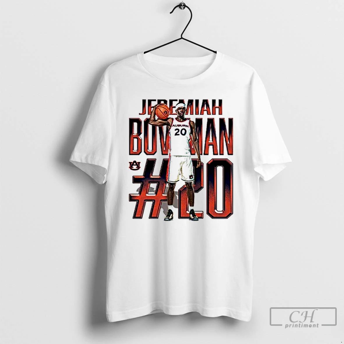 Classic Jeremiah Bowman Auburn Basketball Ncaa 2025 2026 Graphic
