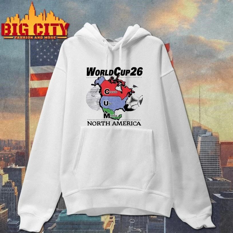 World Cup 26 Cum Map Shirt