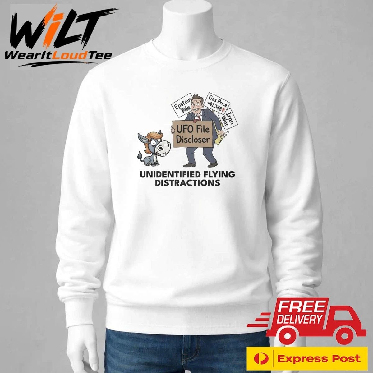 UFO File Discloser Unidentified Flying Distractions Shirt