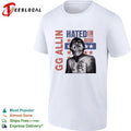GG Allin Hated in the Nation punk rock T-shirt