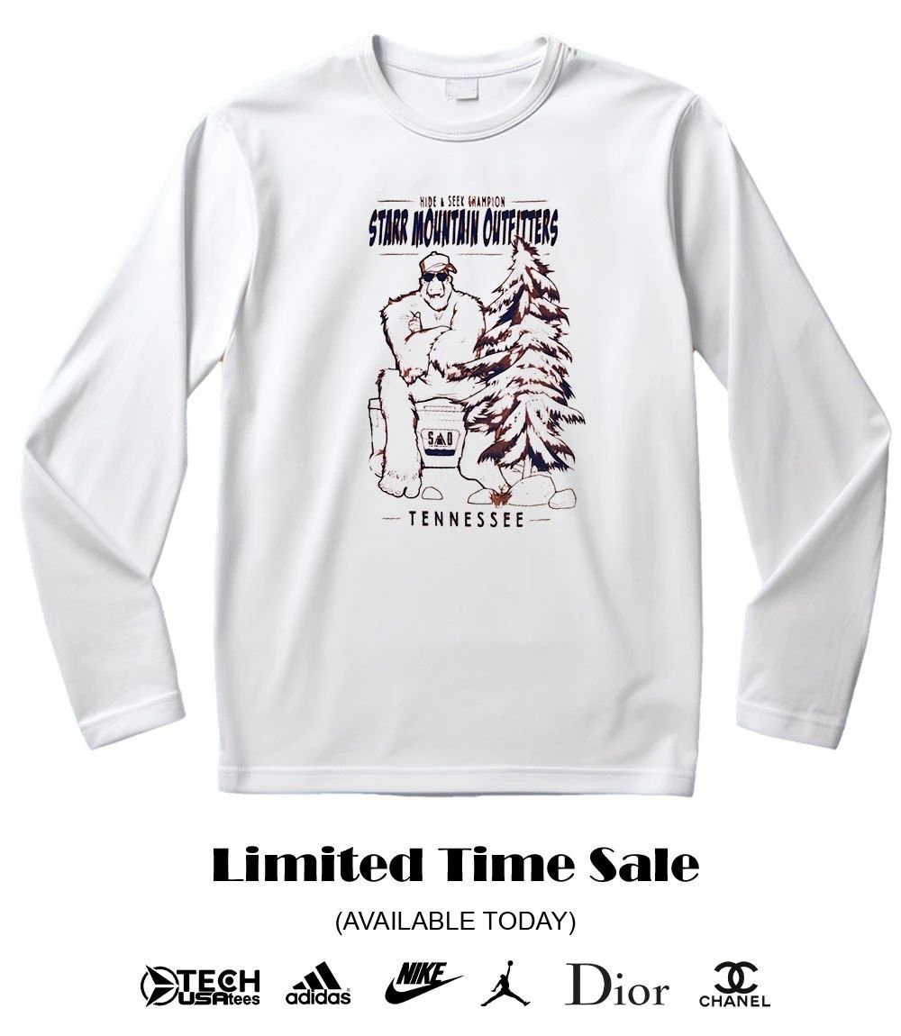 Big Foot Hide and Seek Champion Starr Mountain Outfitters Tennessee shirt