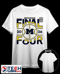 Michigan Wolverines 2026 NCAA Division I Men’s Basketball Final Four shirt