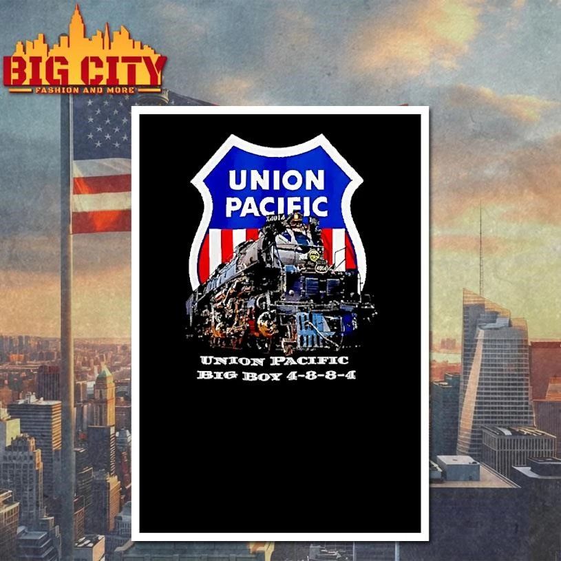 Union Pacific Big Boy Locomotive Train Engine Railroad 4 8 8 4 Shirt