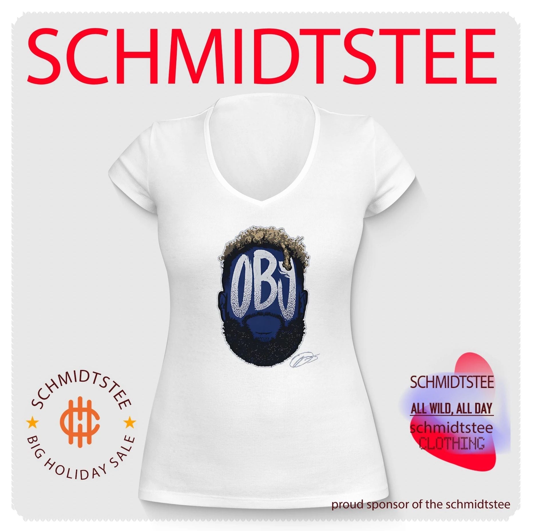 Odell Beckham Jr New York Giants OBJ Silhouette shirt