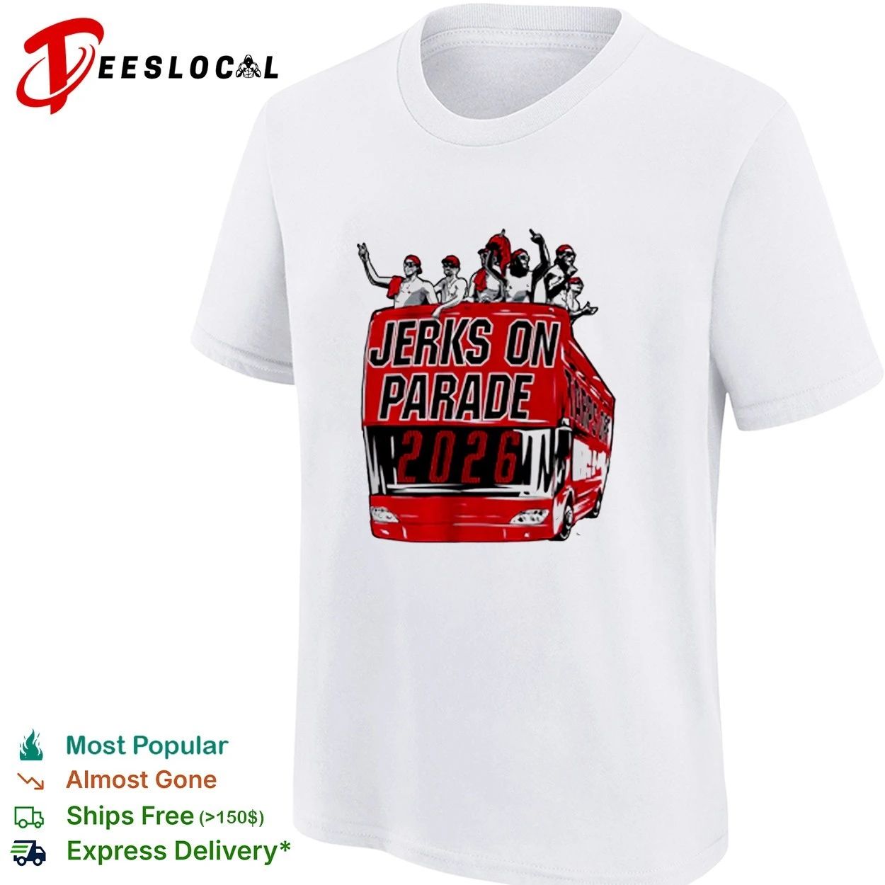 Jerks on Parade 2026 Carolina NHL Hockey T-shirt