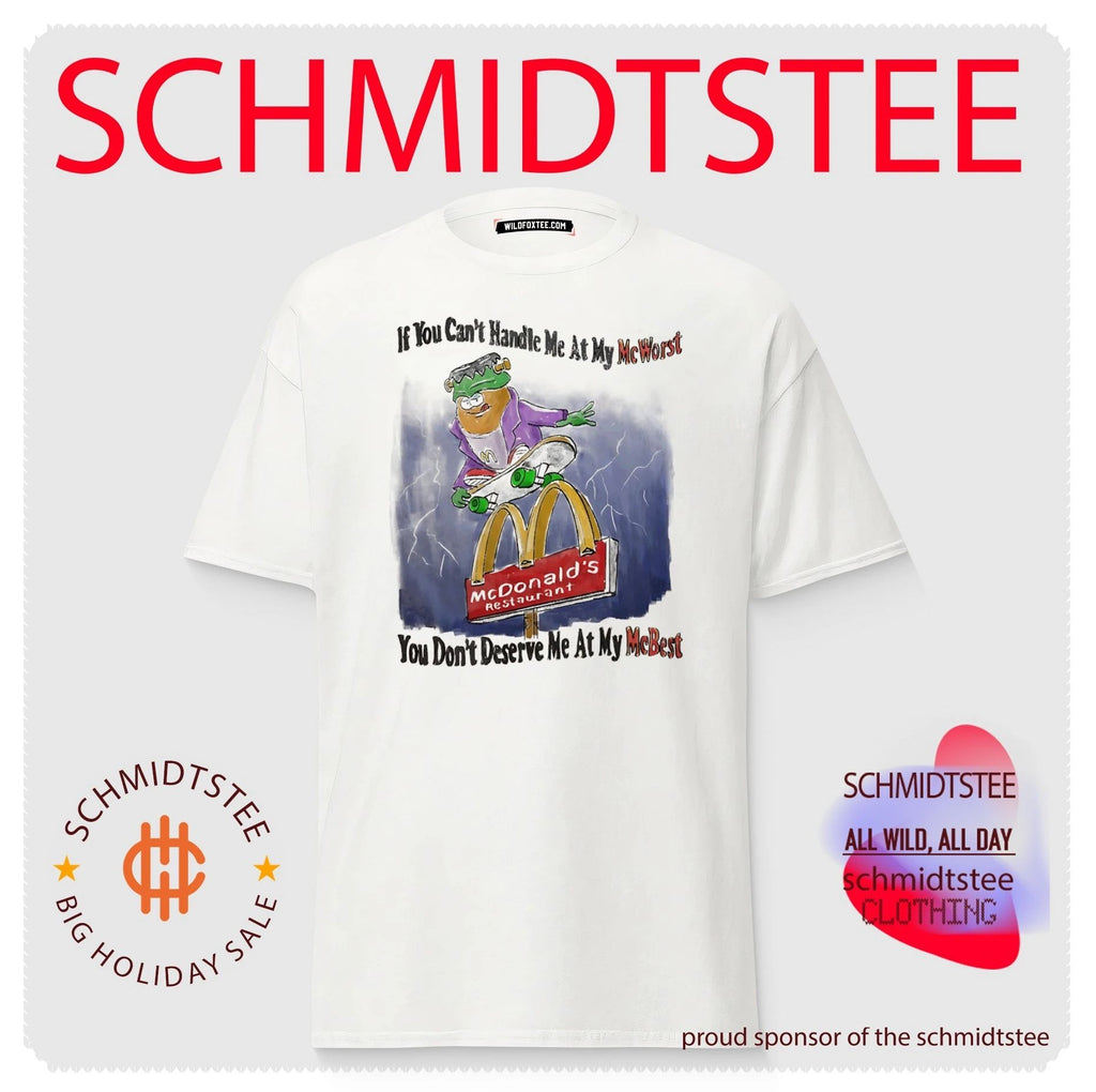 Frankenstein McDonald’s Potato Skater If You Can’t Handle Me at My McWorst shirt