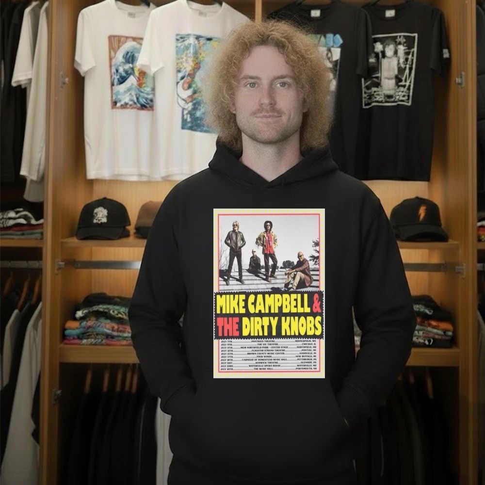 Mike Campbell & The Dirty Knobs Summer Tour 2026 Poster Shirt
