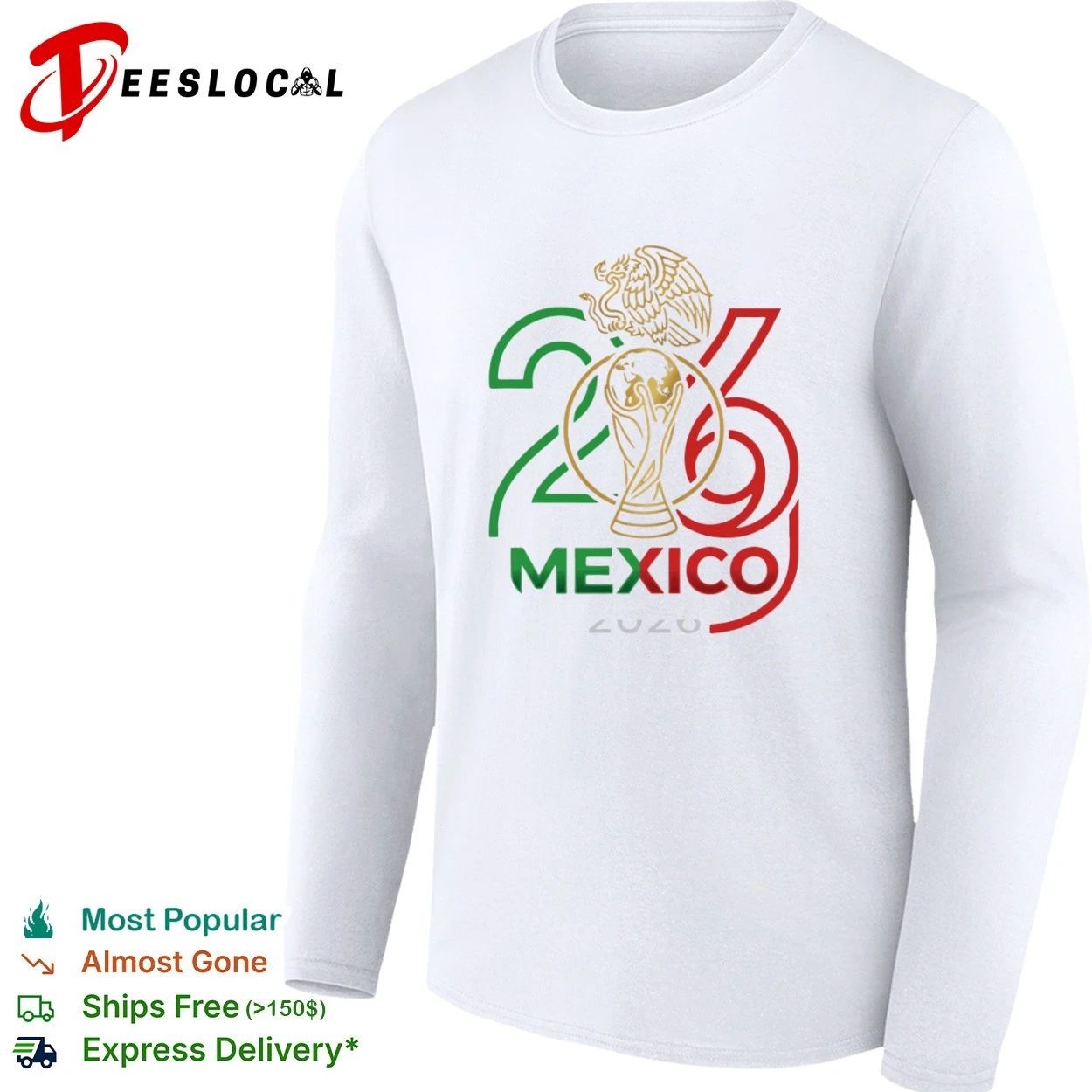 Mexico 2026 Global Football Host Nation Fan T-shirt