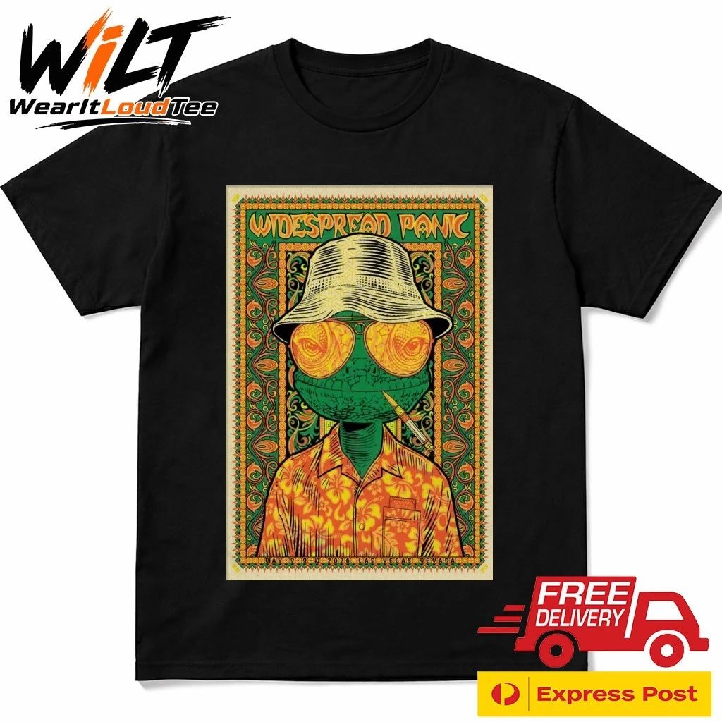 Widespread Panic In Las Vegas NV On May 8-10 2026 Poster Shirt