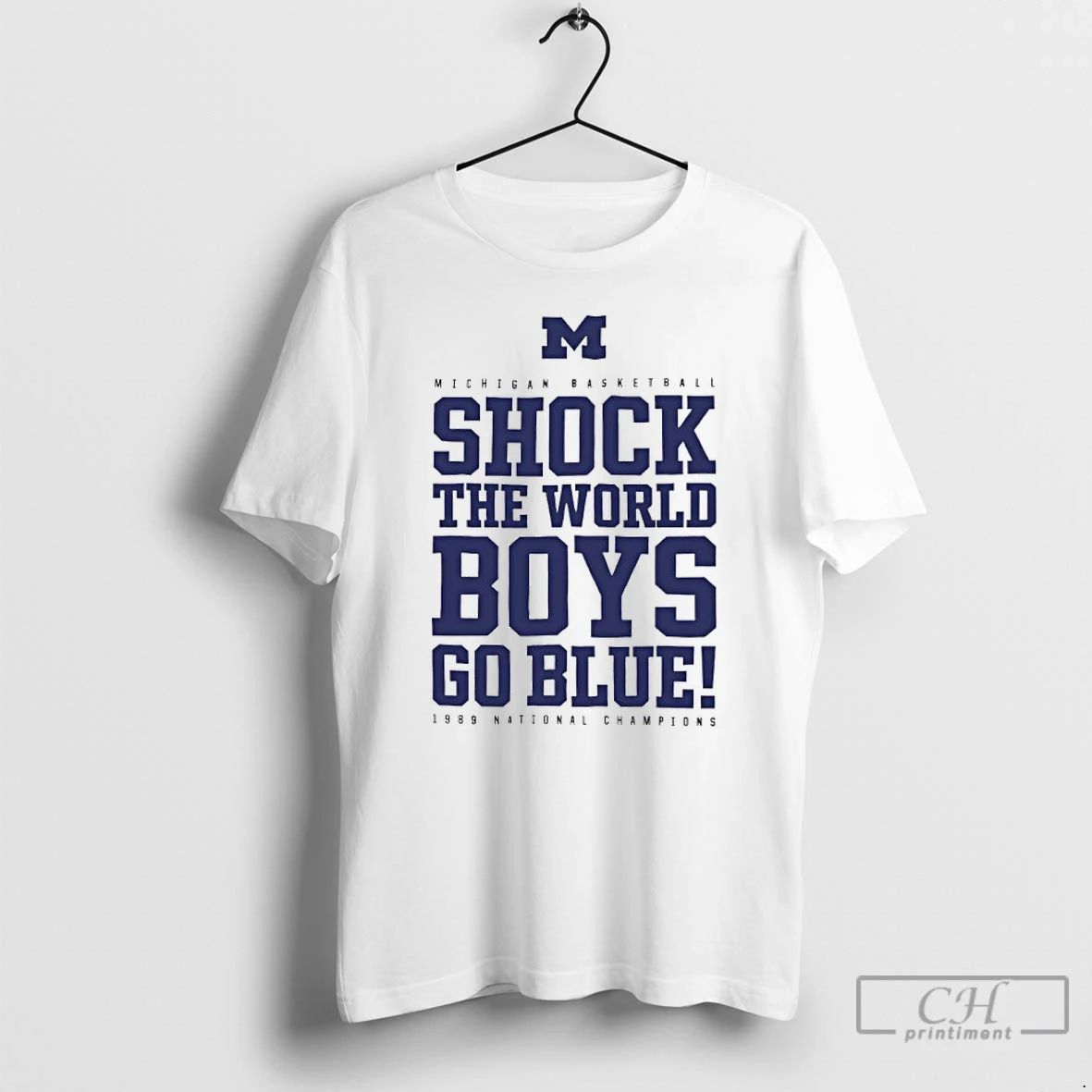 Premium Michigan Wolverines Shock The World Boys Go Blue 1898 National Champions T Shirts Sweater