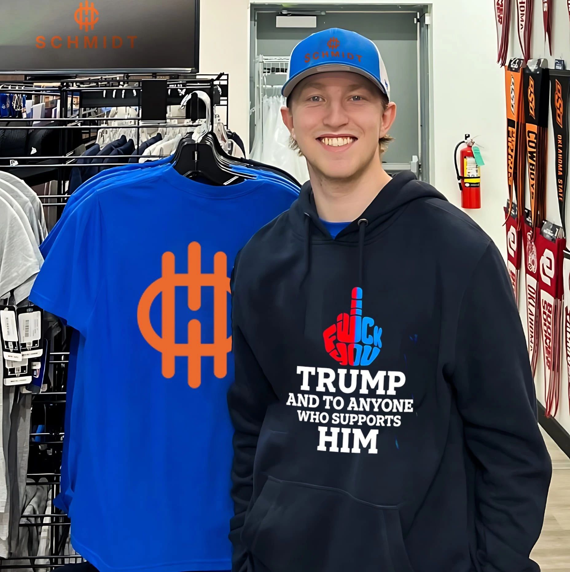 Fuck Trump and to anyone who supports him shirt