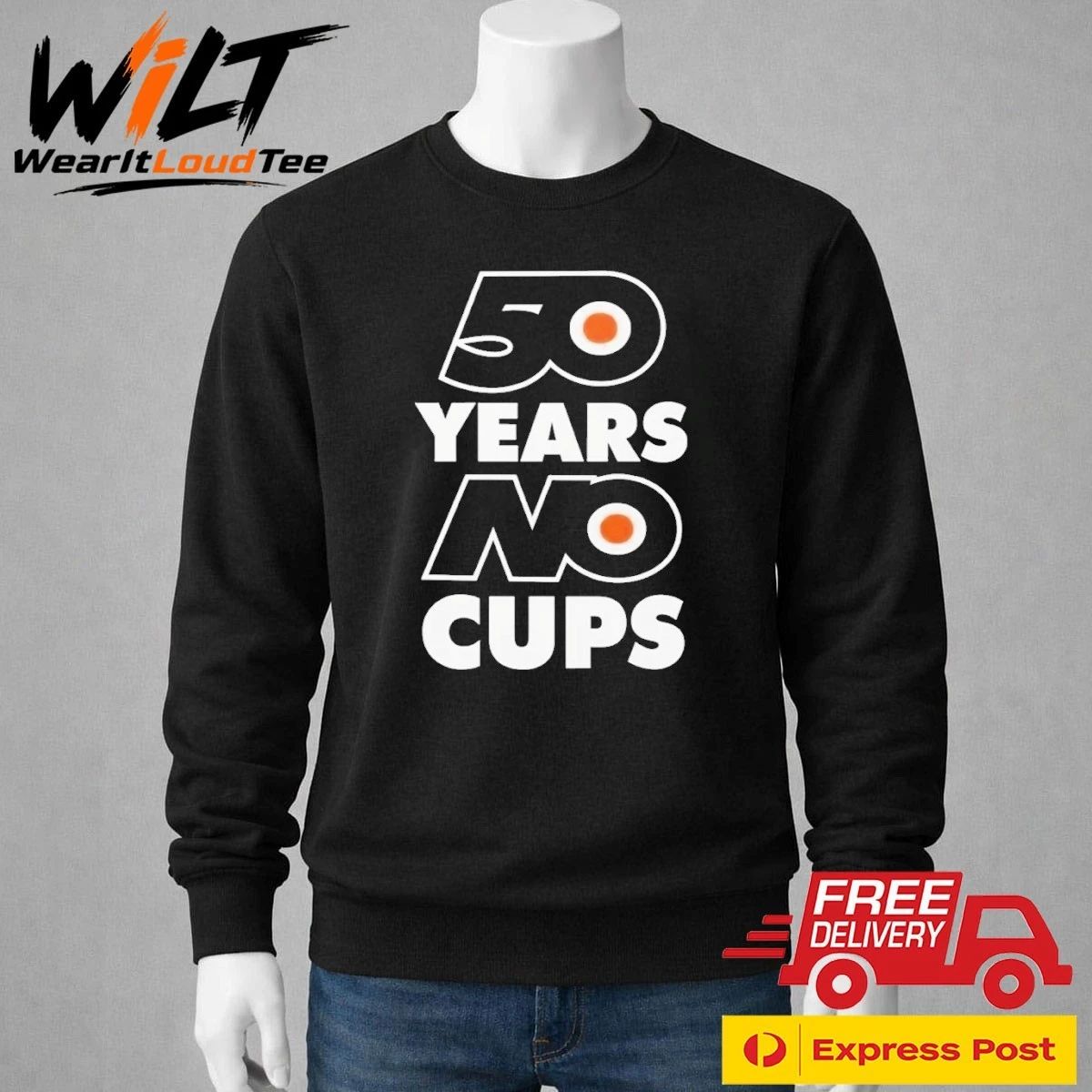 Erik Karlsson Flyers 50 Years No Cups Shirt
