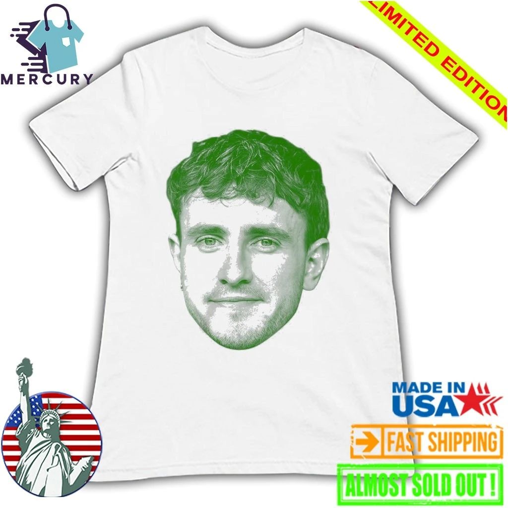 Paul Mescal Irish Baby Tee St Patrick’s Day Lucky 4 Leaf Clover Shirt