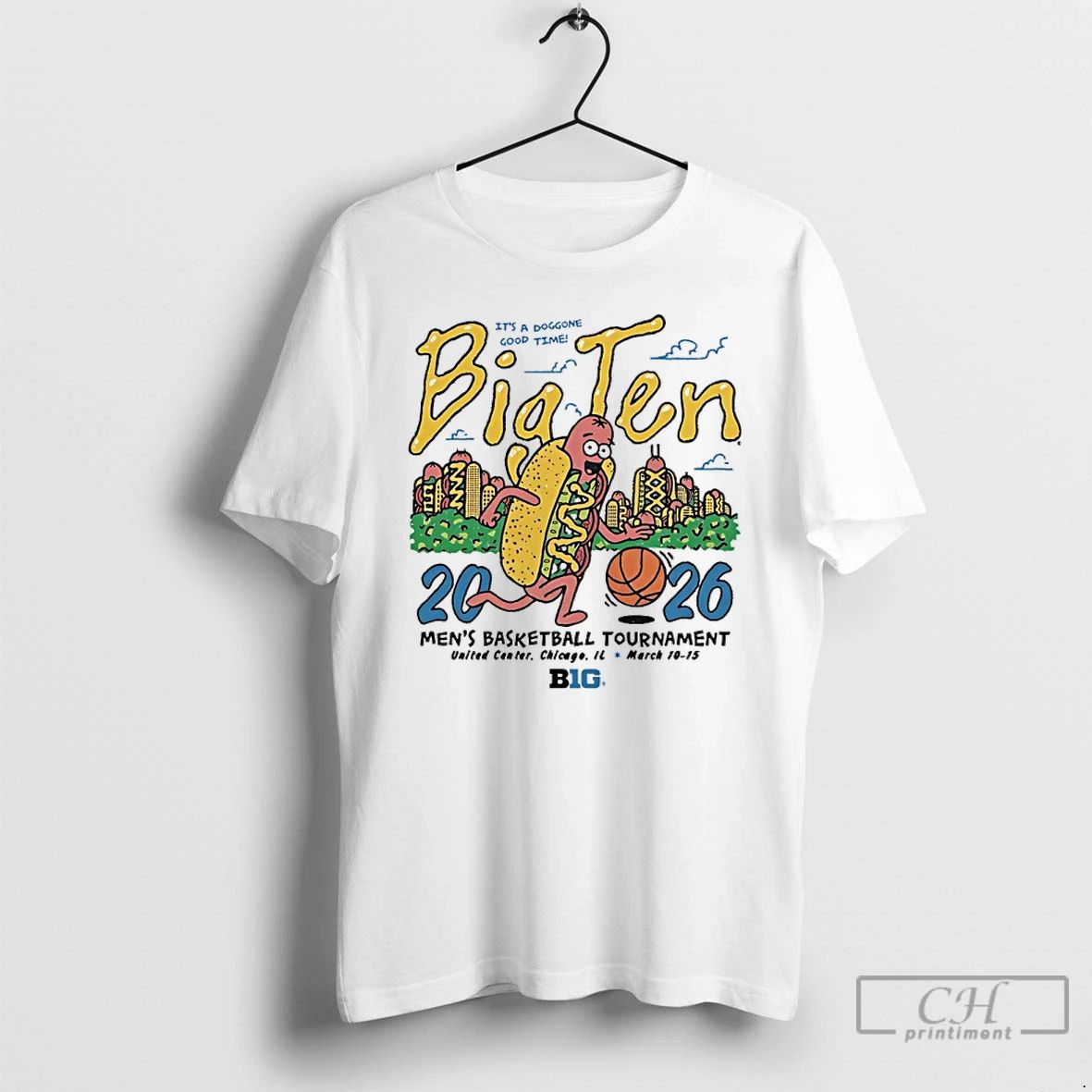Classic Big Ten 2026 Mens Basketball Tournament Hot Dog