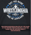 Joe Hendry Wrestlemania 41 say his name and he appears shirt