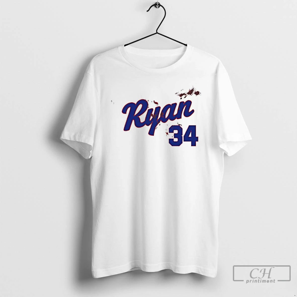 Premium Nolan Ryan 34 Bloody