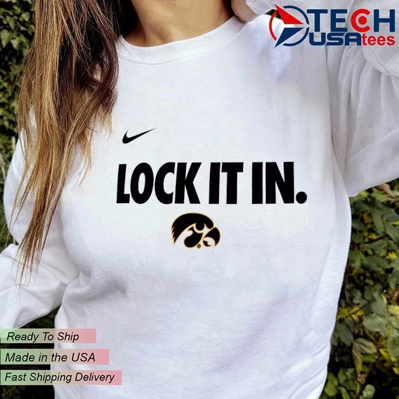 Lock it in Iowa Hawkeyes 2026 On-Court Bench shirt